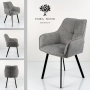 Krzesło DELUXE KR-175 Tkanina STRONG 14 Noga Metalowa
